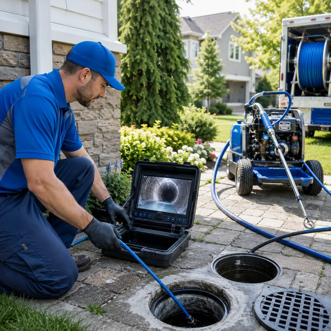 Outdoor drain cleaning professionals serving Hessmer, LA