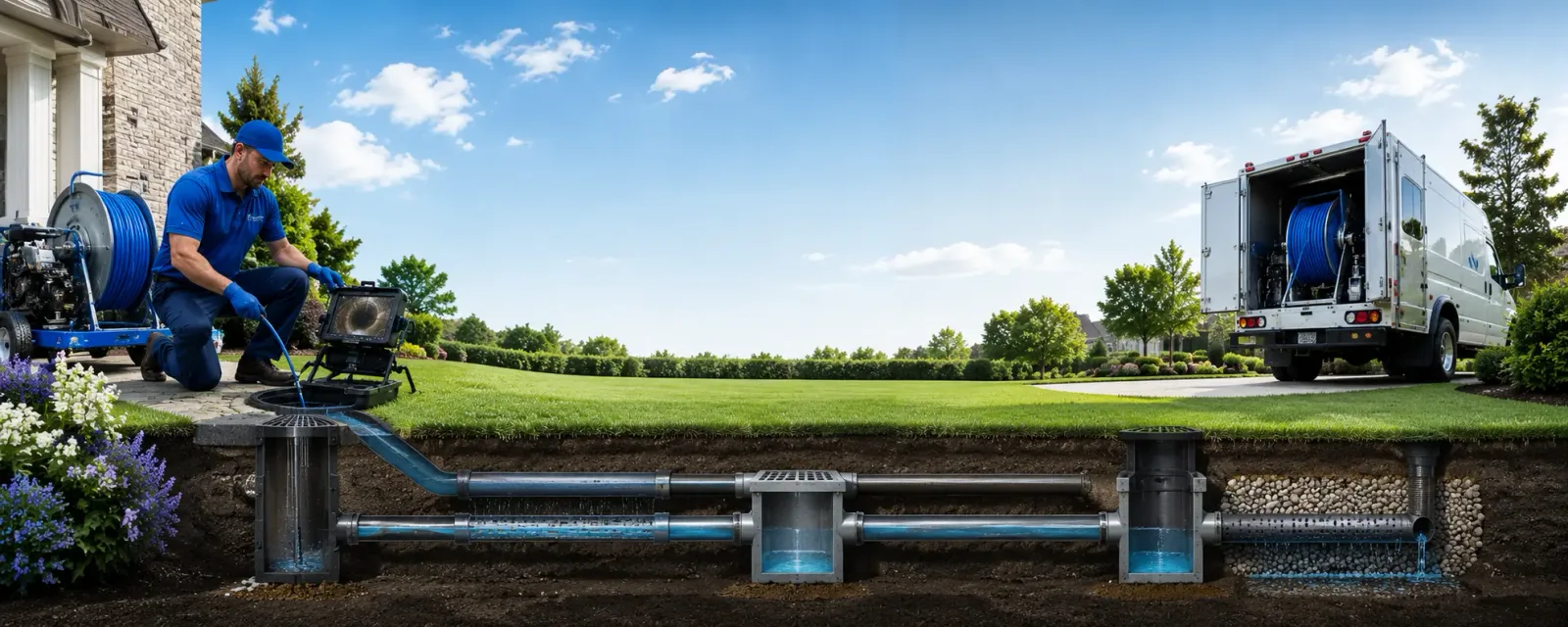 Outdoor drain cleaning information for Hessmer, LA