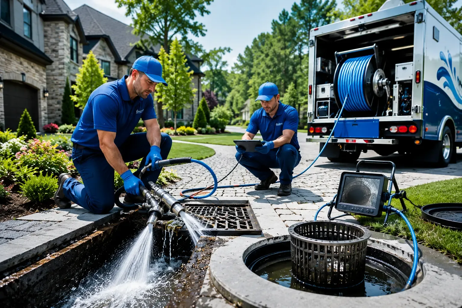 Local outdoor drain cleaning professionals in Hessmer, LA