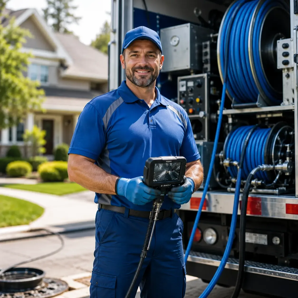 Local outdoor drain cleaning specialists in Hessmer, LA